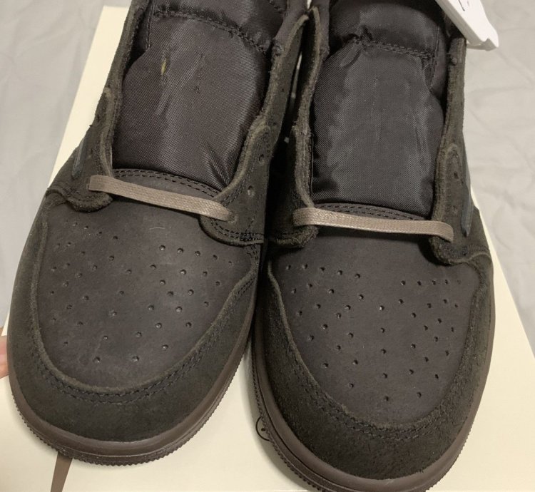 Jordan 1 Travis Scott Vetvet Brown Retro Low Ts