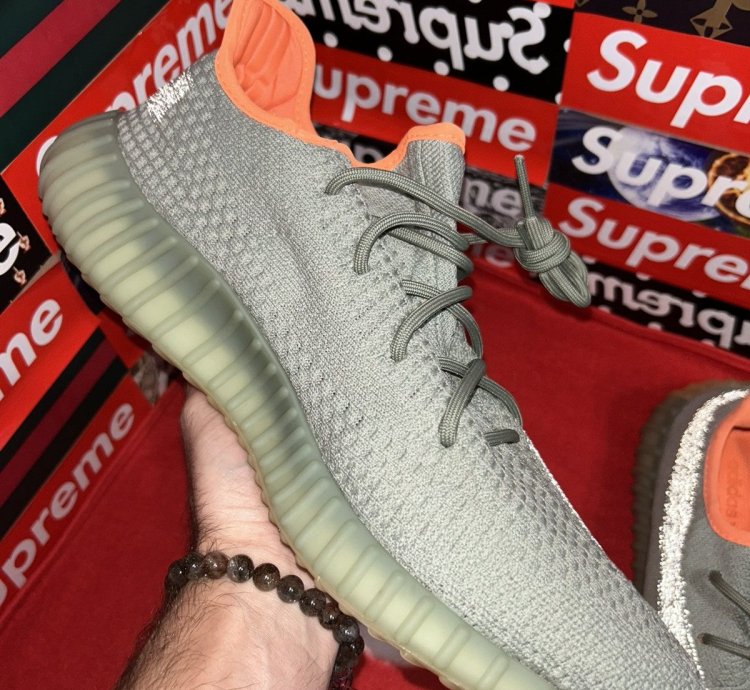 Yeezy Adidas Boost 350 V2 In Desert Sage Fx9035 Size 13