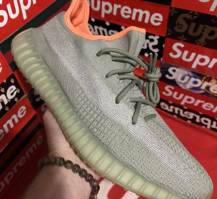 Yeezy Adidas Boost 350 V2 In Desert Sage Fx9035 Size 13
