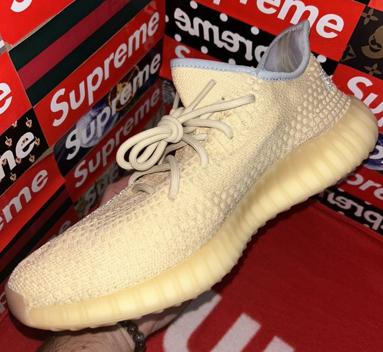 Yeezy Adidas Boost 350 V2 In Linen Fy5158 Size 12