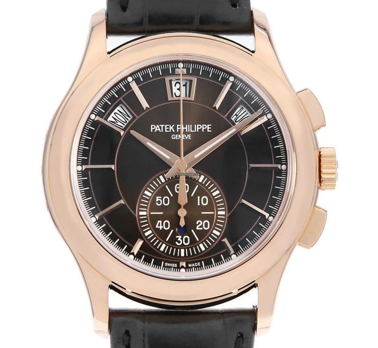 Patek Philippe Annual Calendar Chronograph 5905r-001 Used Mens Leather Strap Not Included Buckle Included