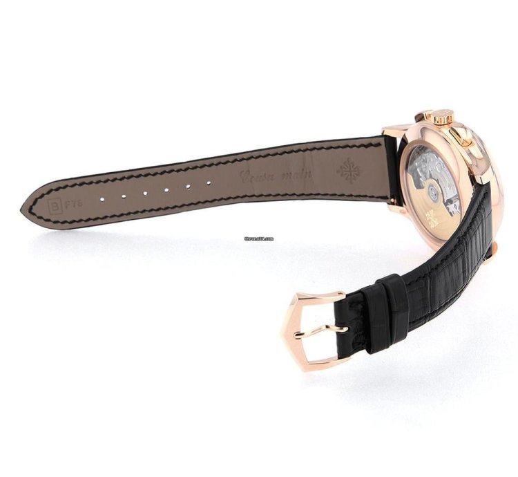 Patek Philippe Annual Calendar Chronograph 5905r-001 Used Mens Leather Strap Not Included Buckle Included