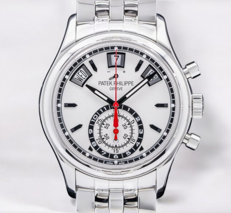 Patek Philippe Annual Calendar Chronograph 5960 Chronograph Ss Silver Dial