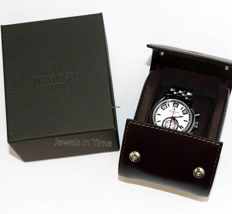 Patek Philippe Annual Calendar Chronograph 5960 Steel Annual Calendar Chronograph Watch Travel Box 5960 1a