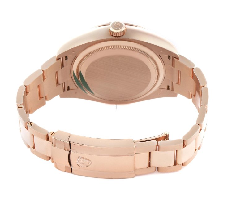 Rolex Sky-dweller Rose Gold Slate Dial Mens Watch 326935 Unworn