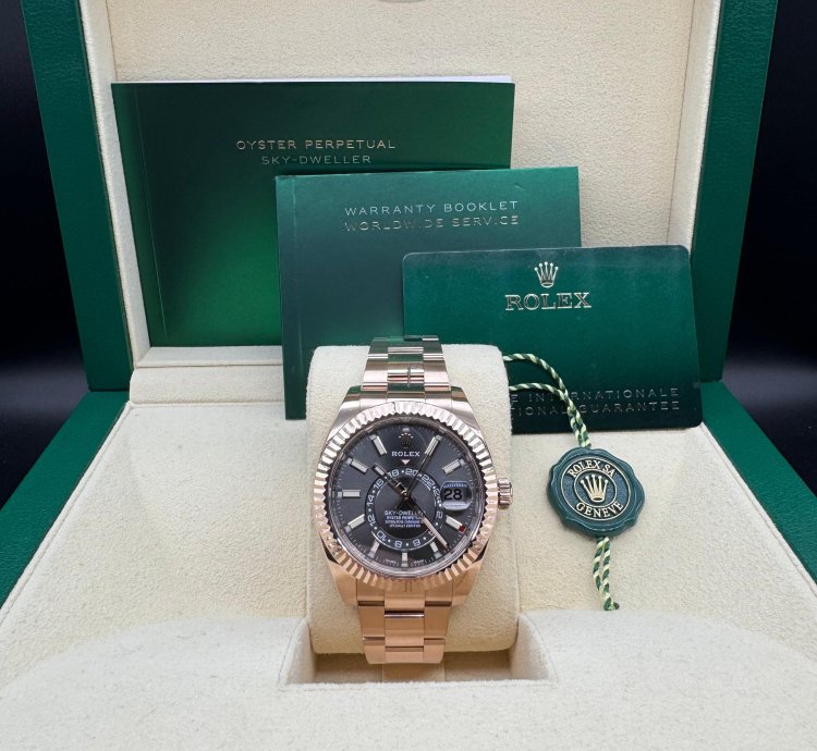 Rolex Sky-dweller Rose Gold Unworn