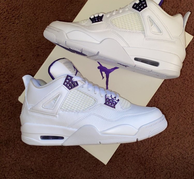 Jordan 4 Metallic Purple