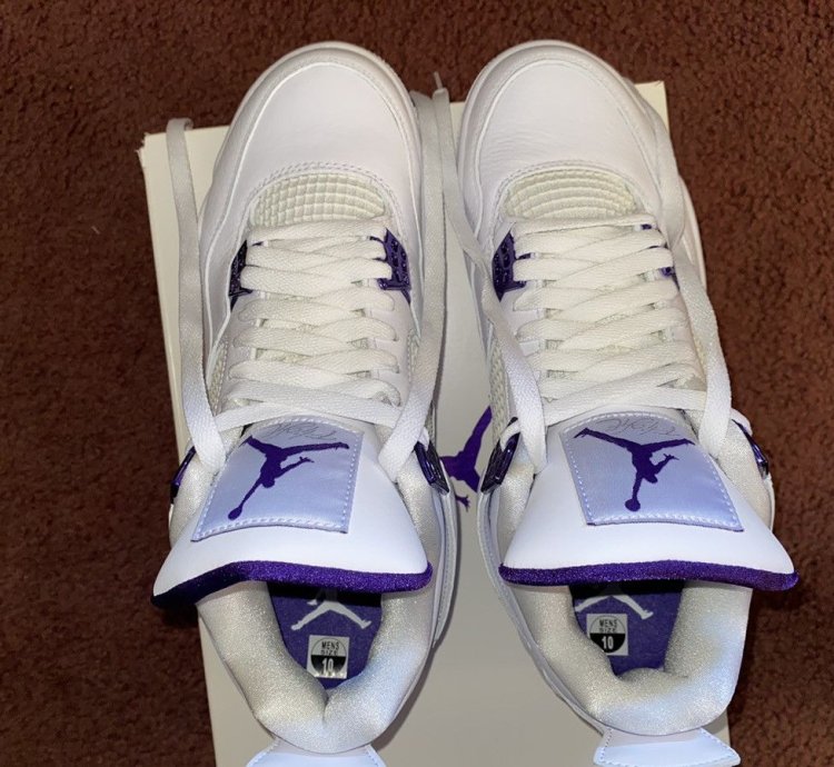 Jordan 4 Metallic Purple