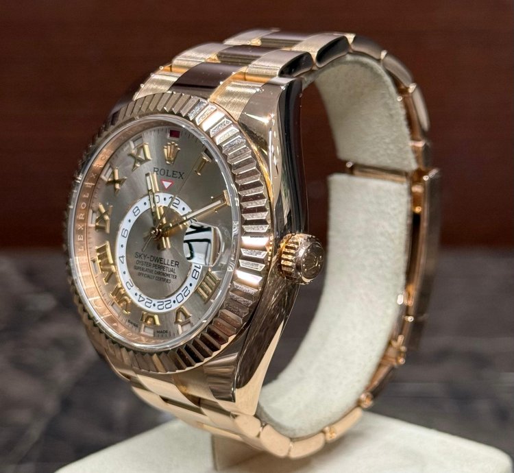 Rolex Sky-dweller Rose Sundust 2018 Fullset Ref 326935