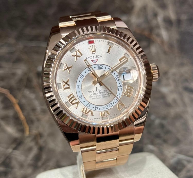 Rolex Sky-dweller Rose Sundust 2018 Fullset Ref 326935