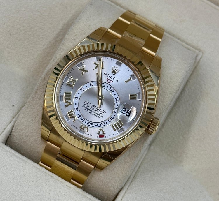 Rolex Sky-dweller Silver Roman 2021