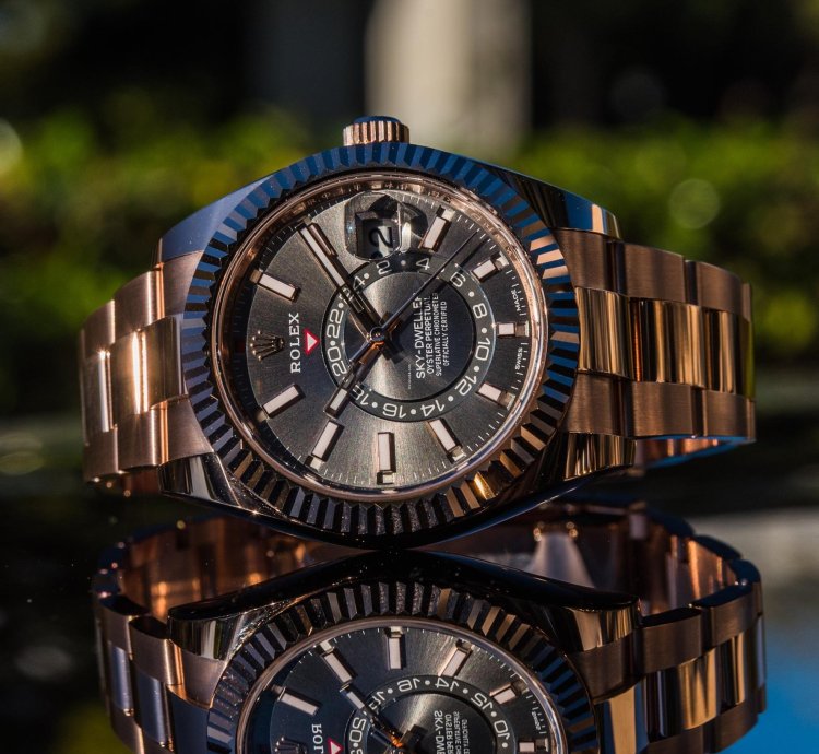 Rolex Sky-dweller Slate Dial - Oyster Bracelet