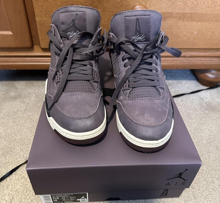 Jordan 4 Retro Ma Man Ere Shoes Violet Ore Size 11 5