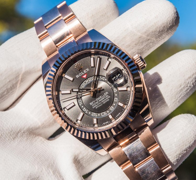 Rolex Sky-dweller Slate Dial - Oyster Bracelet