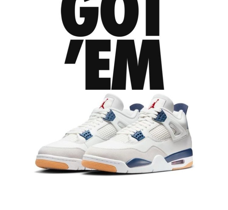 Jordan 4 Retro Sb Navy 7 5