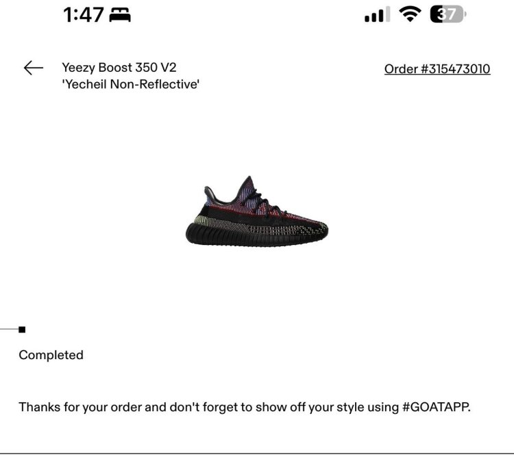 Yeezy 350 Yecheil V2 Non Reflectice