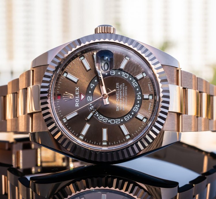 Rolex Sky-dweller Unworn 2023 Sky-dweller 42mm 326935 Chocolate Dial