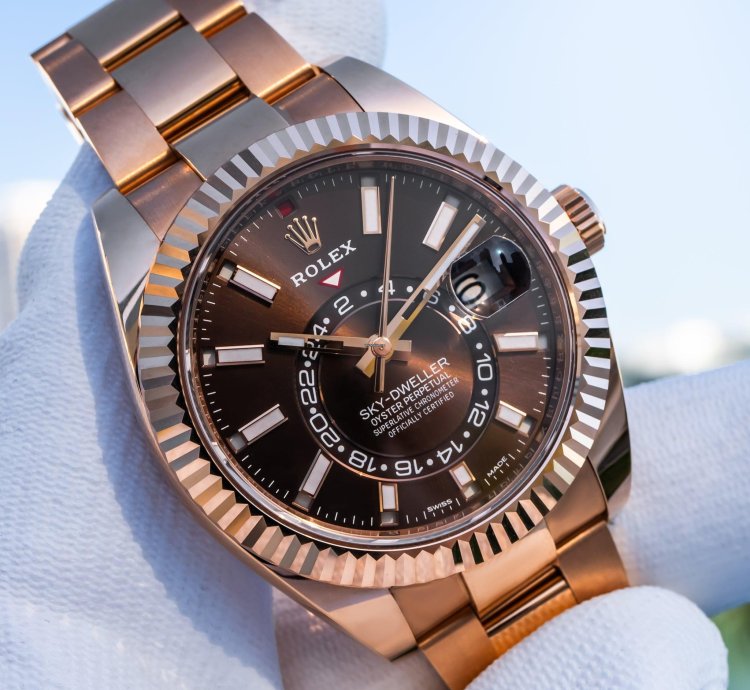 Rolex Sky-dweller Unworn 2023 Sky-dweller 42mm 326935 Chocolate Dial