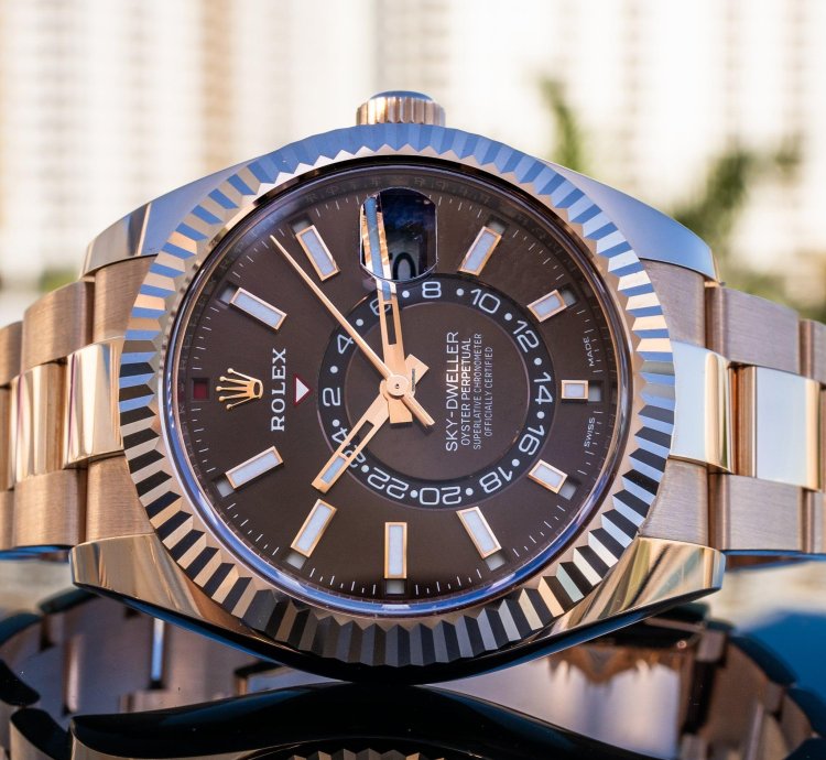Rolex Sky-dweller Unworn 2023 Sky-dweller 42mm 326935 Chocolate Dial
