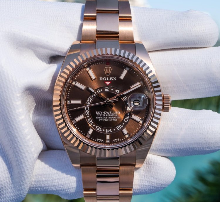 Rolex Sky-dweller Unworn 2023 Sky-dweller 42mm 326935 Chocolate Dial