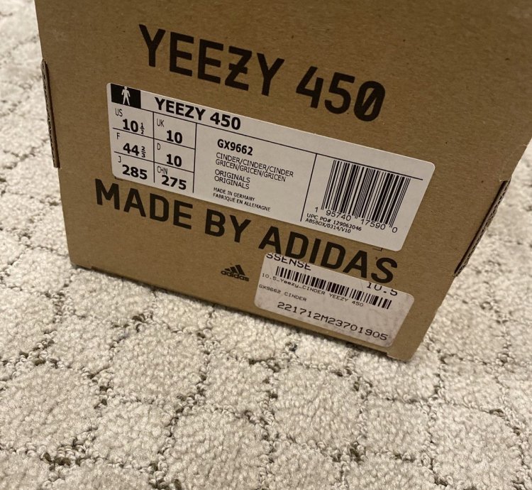 Yeezy 450 Cinder