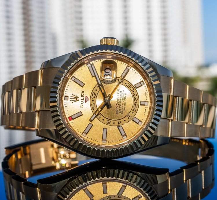 Rolex Sky-dweller Unworn 2024 Sky-dweller 42mm 336938 Champagne Dial