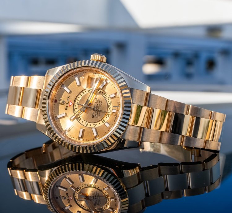 Rolex Sky-dweller Unworn 2024 Sky-dweller 42mm 336938 Champagne Dial