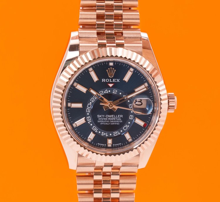 Rolex Sky-dweller Unworn Rolex Sky-dweller 42mm 336935-0005 Rose Gold Blue Dial 2025
