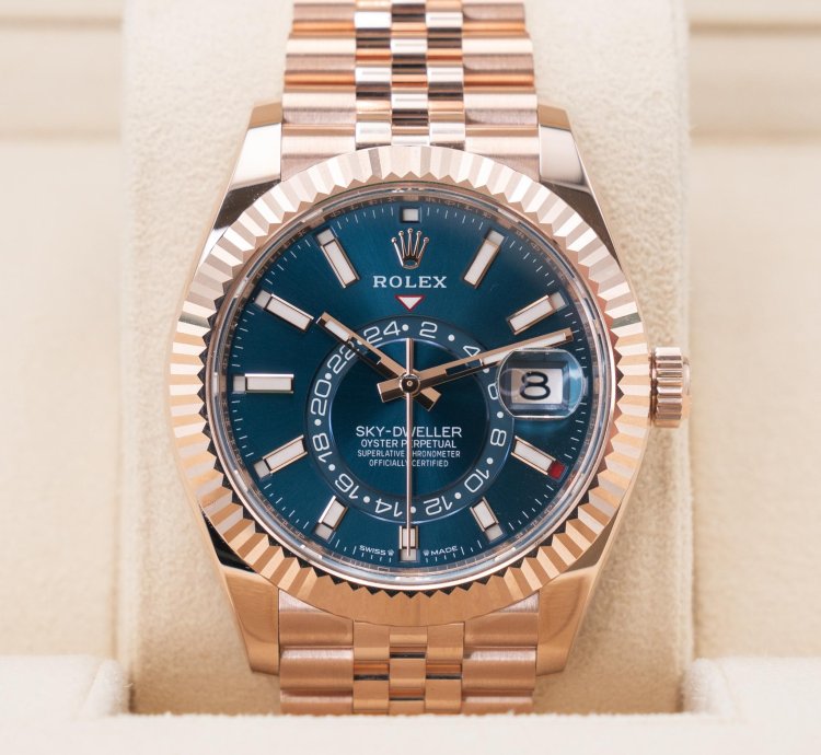 Rolex Sky-dweller Unworn Rolex Sky-dweller 42mm 336935-0005 Rose Gold Blue Dial 2025