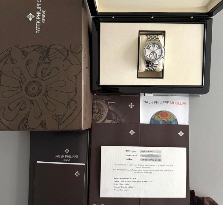 Patek Philippe Annual Calendar Chronograph Austrian Papers - Perfect Condition