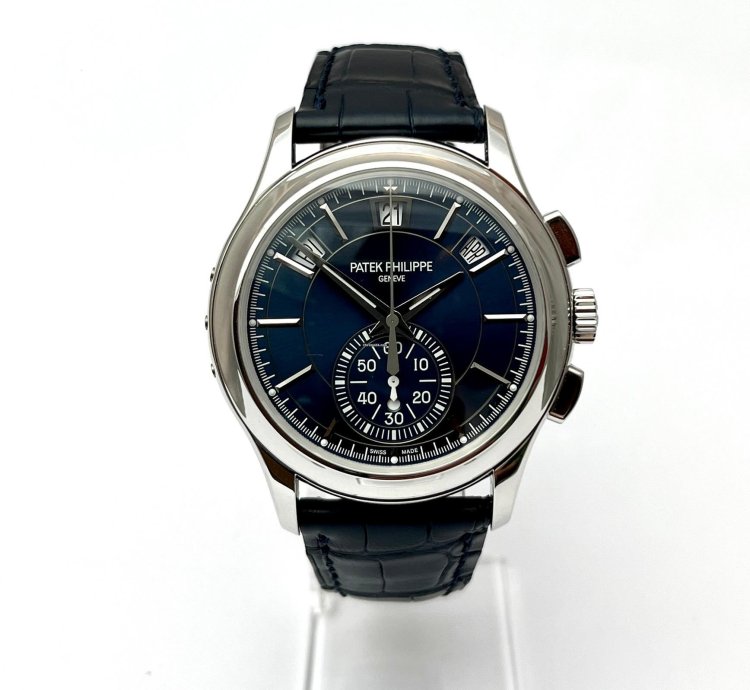 Patek Philippe Annual Calendar Chronograph Blue Dial