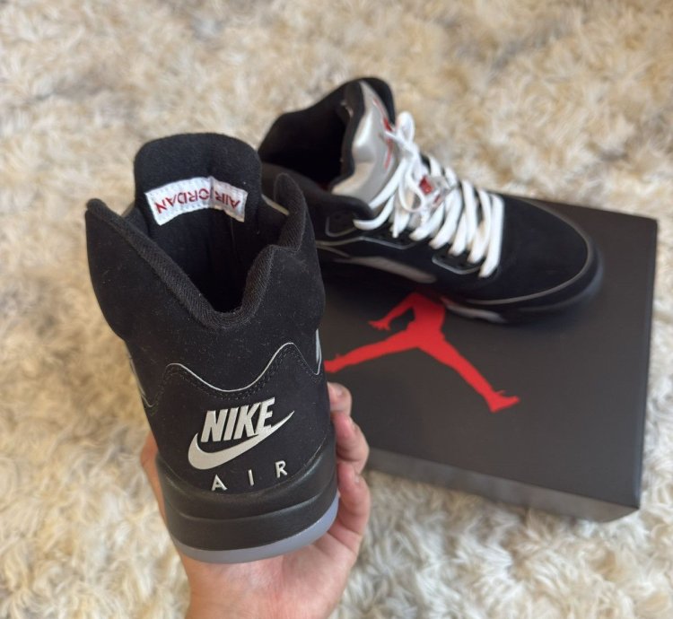 Jordan 5 Black Metallic Reimagined