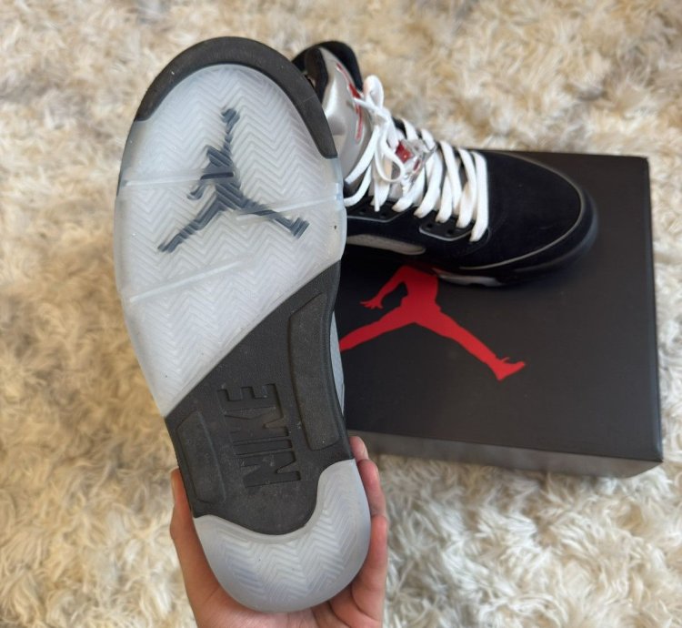 Jordan 5 Black Metallic Reimagined