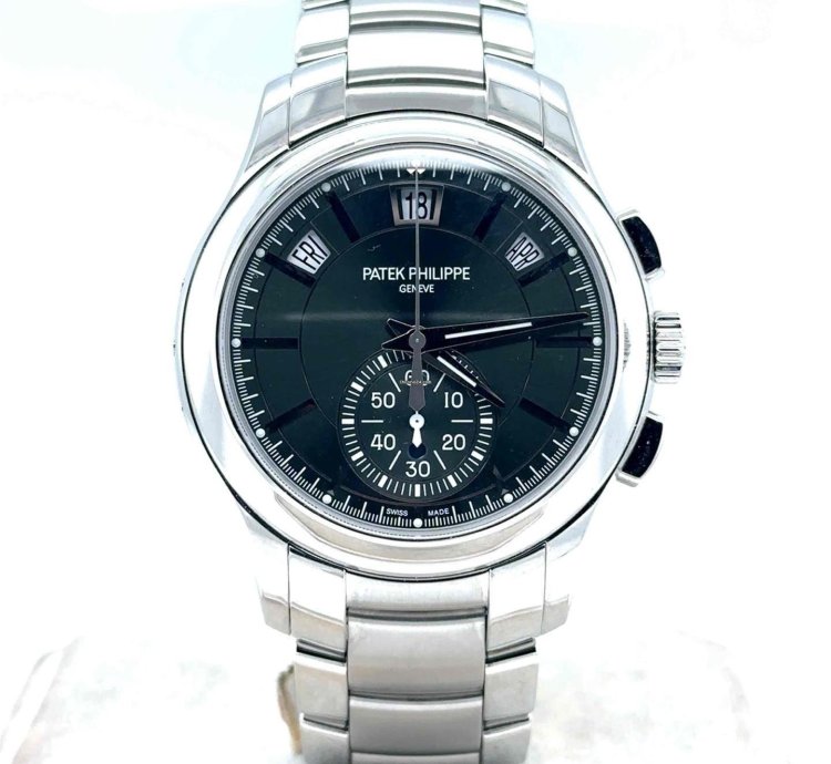 Patek Philippe Annual Calendar Chronograph Complications 42mm Automatic Green Dial Men Watch 5905 1a-001