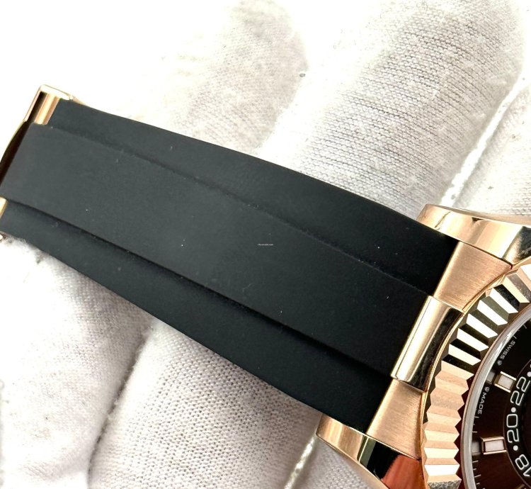 Rolex Sky-dweller Unworn Sky-dweller 42mm Chocolate Dial Rose Gold Oysterflex 336235 Box Papers 2024