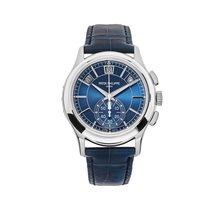 Patek Philippe Annual Calendar Chronograph Complications 5905p-001 Platinum Blue Dial Annual Calendar 2019