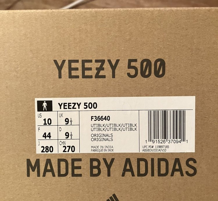 Yeezy 500 Utility Black