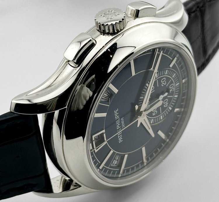 Patek Philippe Annual Calendar Chronograph Complications 5905p-001 Platinum Blue Dial Annual Calendar 2019