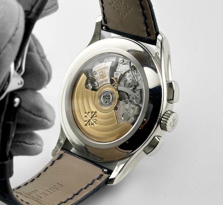 Patek Philippe Annual Calendar Chronograph Complications 5905p-001 Platinum Blue Dial Annual Calendar 2019
