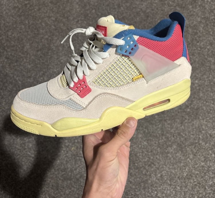 Jordan Four Union Guava Colorway