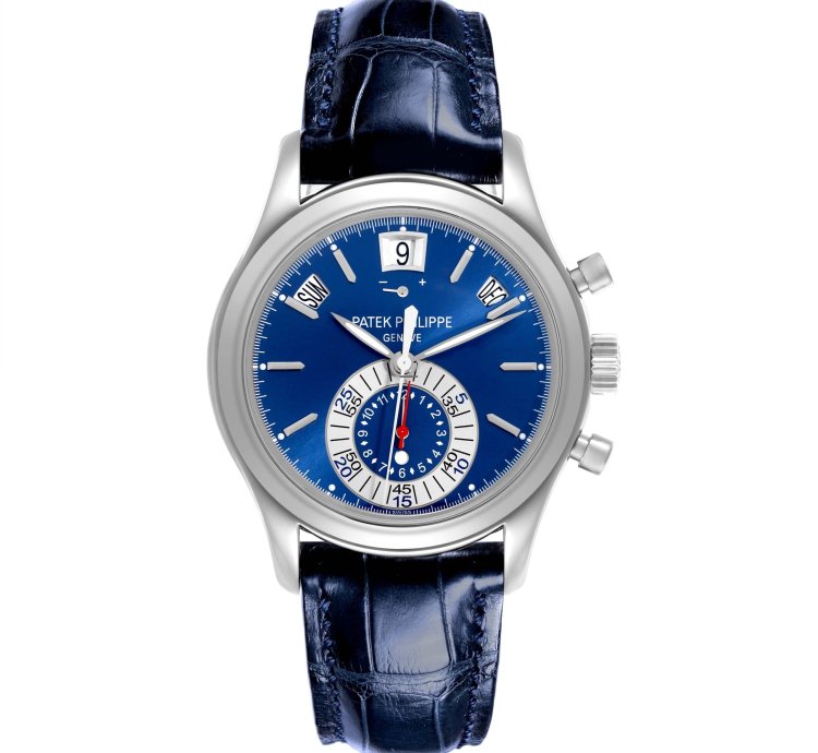 Patek Philippe Annual Calendar Chronograph Complications Annual Calendar Platinum Chronograph Mens Watch 5960p
