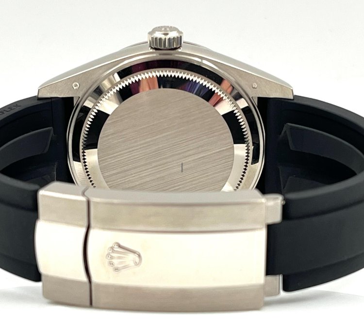 Rolex Sky-dweller White Gold Black Dial Oysterflex Strap 336239 Unworn 2024