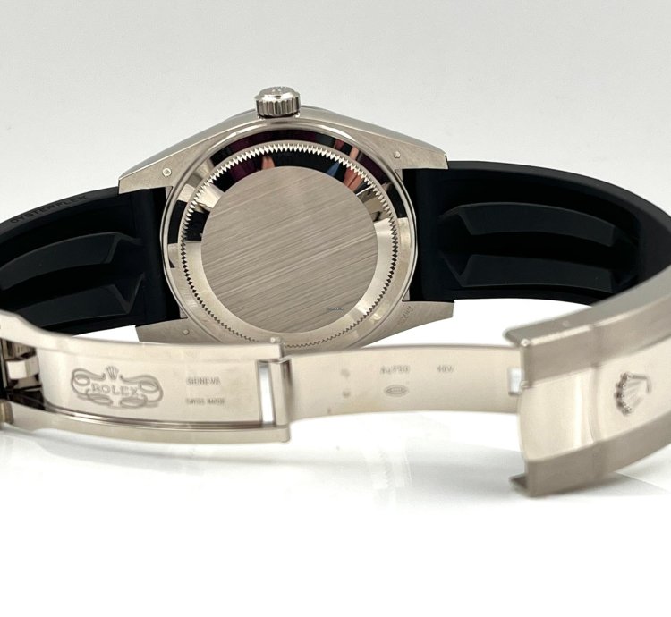 Rolex Sky-dweller White Gold Black Dial Oysterflex Strap 336239 Unworn 2024