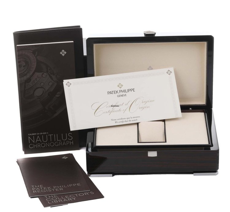Patek Philippe Annual Calendar Chronograph Complications Annual Calendar Platinum Mens Watch 5905 Box Papers