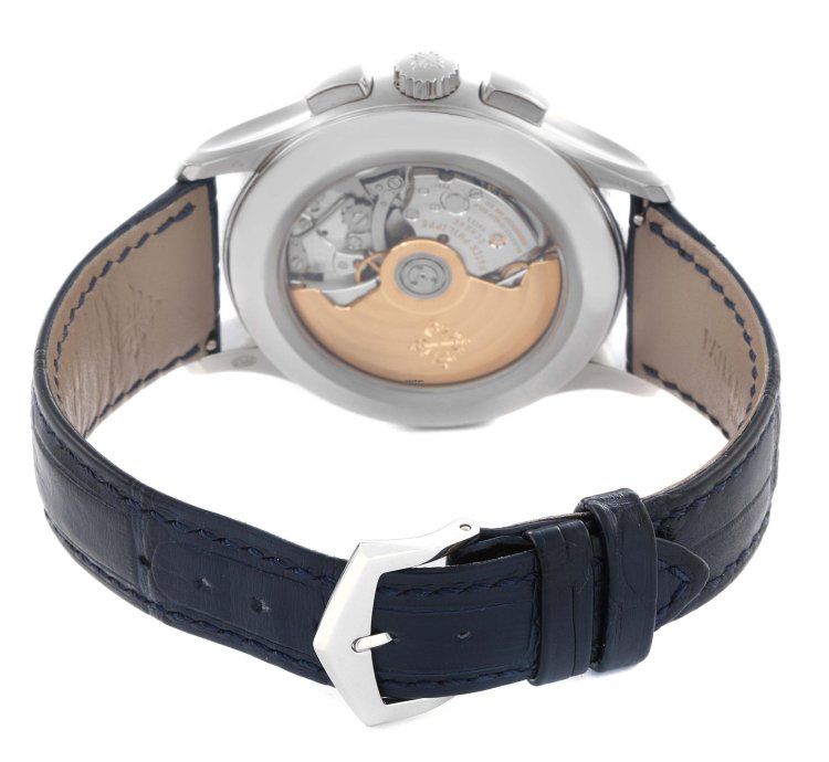 Patek Philippe Annual Calendar Chronograph Complications Annual Calendar Platinum Watch 5905 Box Papers