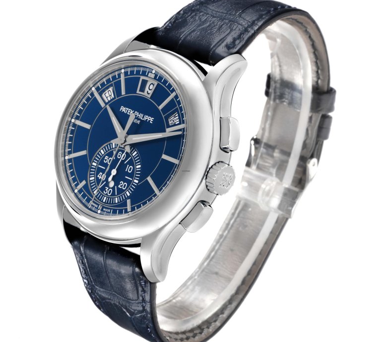 Patek Philippe Annual Calendar Chronograph Complications Annual Calendar Platinum Watch 5905 Box Papers