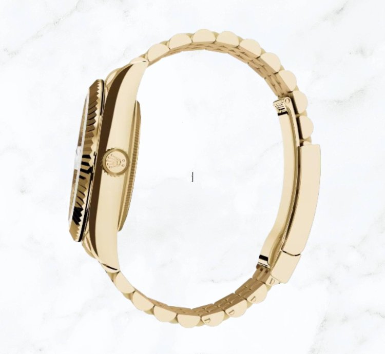 Rolex Sky-dweller Yellow Gold Black Dial 336938 new Unworn
