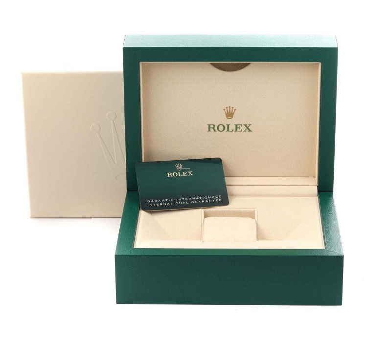 Rolex Sky-dweller Yellow Gold Black Dial Oysterflex Mens Watch 336238 Unworn