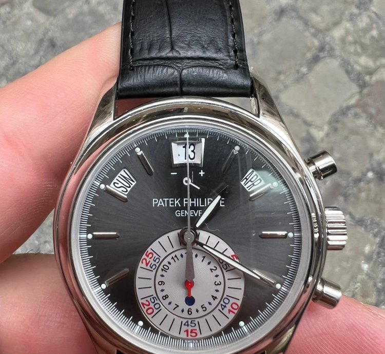 Patek Philippe Annual Calendar Chronograph Full Set Platino Platinum