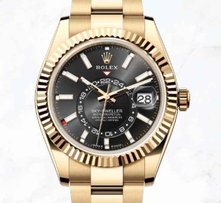 Rolex Sky-dweller Yellow Gold Sky-dweller Black Dial 336938 new Unworn